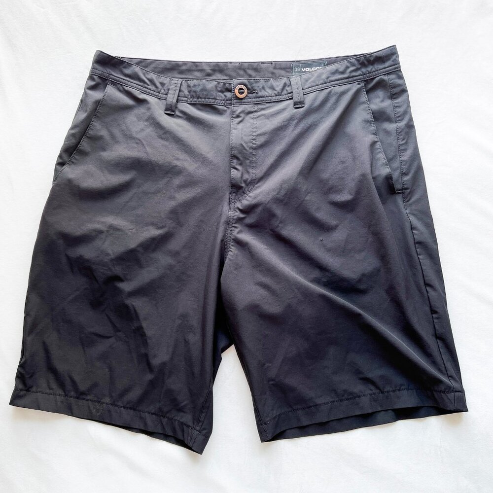 Volcom Black Swim and Chino Hybrid Shorts
